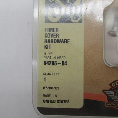 Harley-Davidson Genuine OEM NOS Timer Cover Hardware 2 Screw Kit 94208