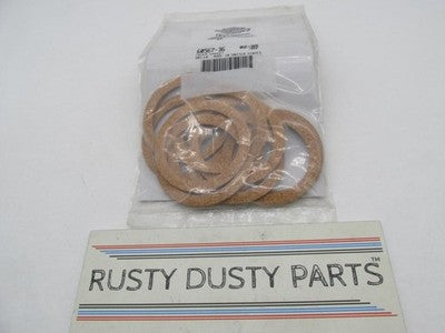 Lot of 10 Harley Davidson Genuine NOS Inspection Cover Gaskets 60567-