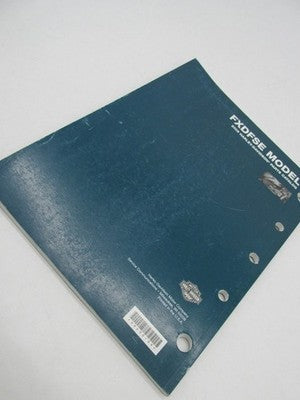 Harley-Davidson Official Factory 2009 FXDFSE Model Parts Catalog 99430-09