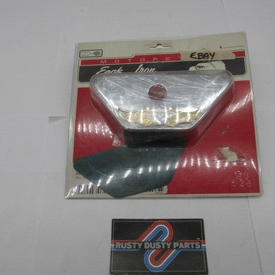 Eagle Iron Chrome Oil Tank Cover w/ Harley-Davidson Bar & Shield Eagle