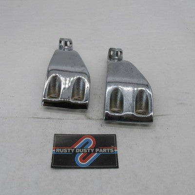 Harley Davidson OEM 91-17 Dyna Chrome Left Footpeg Mount Bracket 50639