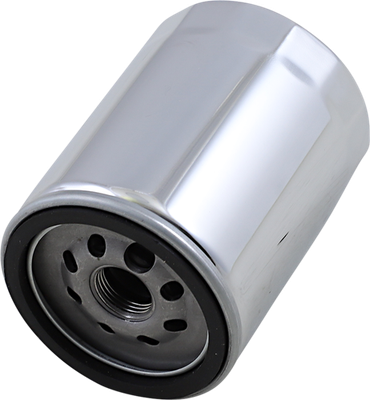 Drag Specialties Spin-On Oil Filter With Nut - Chrome - M8 14-0020CKNU