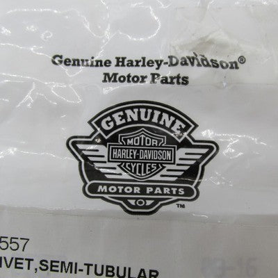 Lot of 8 Harley-Davidson OEM NOS Semi-Tubular Rivets 8557