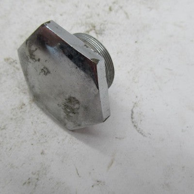 Pair of Triumph/BSA Chrome Hex 27mm Fork Top Nuts Caps