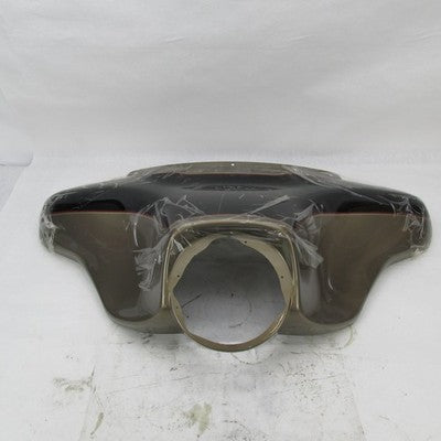 Harley OEM NOS 97-13 Touring Batwing Fairing Vivid Black/Smokey Gold 5