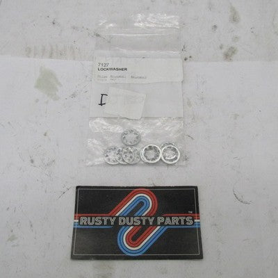 Lot of 9 Harley-Davidson OEM NOS 5/16" Internal Tooth Lockwashers 7127
