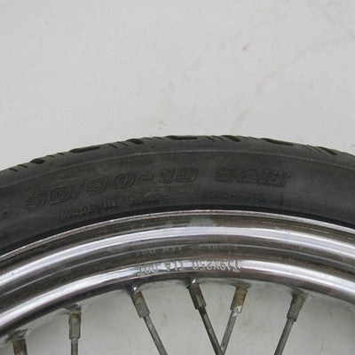 Harley OEM FXR FXD XL 40-Spoke 19" x 2.5" Single Disc Front Wheel 3/4"
