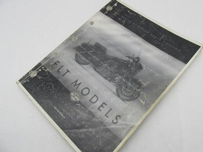 Harley Davidson Official Factory 1999 FLT Models Parts Catalog 99456-9