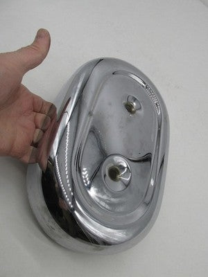 Harley-Davidson Genuine Chrome Ironhead Shovelhead Oval Air Cleaner Co
