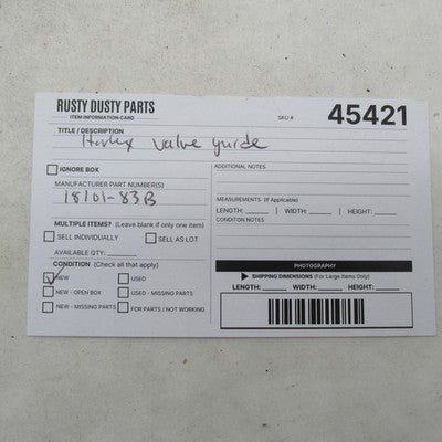 Harley-Davidson OEM NOS Valve Guide 18101-83B