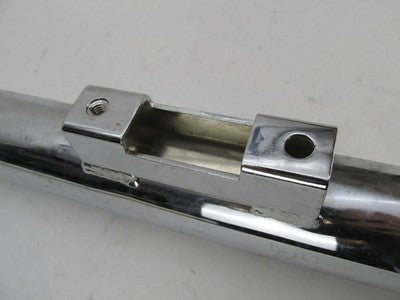 Harley Davidson Chrome 26" Long Fishtail Exhaust Muffler 1.75" OD