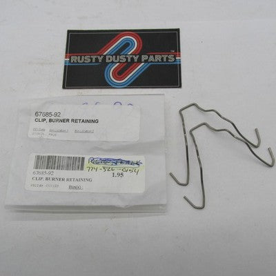 Lot of 2 Genuine Harley-Davidson OEM NOS Burner Retaining Clips 67685-