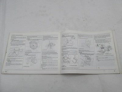 Honda Official Factory 1994 CR250R Owners Manual and Competition Hanbo