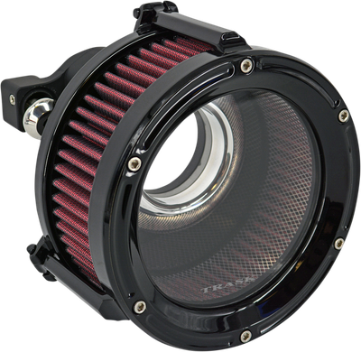 TRASK Assault Charge High-Flow Air Cleaner Gloss Black TM-1022-GBK