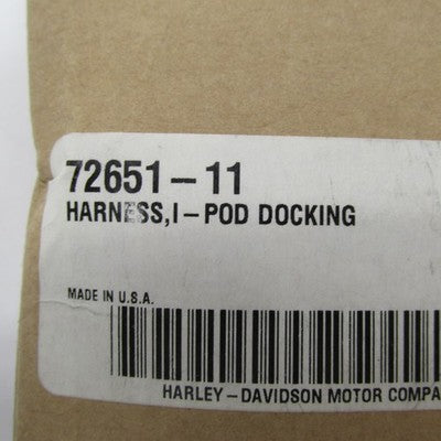 Harley-Davidson Genuine NOS 11-13 Touring iPod Docking Wiring Harness