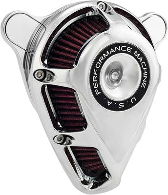 Performance Machine Jet Air Cleaner Chrome 0206-2112-CH