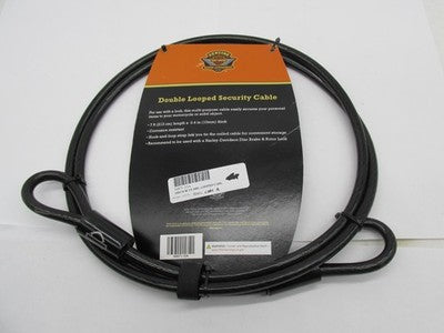Harley-Davidson OEM NOS 7' x 0.4" (10MM) Double Looped Security Cable