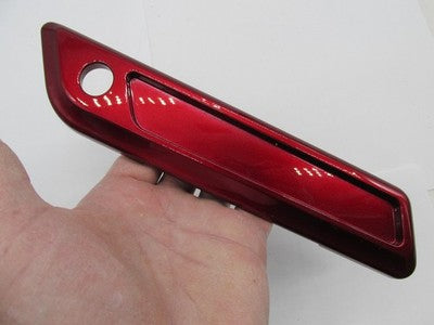 Harley OEM NOS Left Saddlebag Latch Faceplate, Velocity Red Sunglow 90