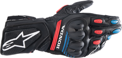 Alpinestars SP-8 Honda Gloves Black/Red/Blue Medium 3558423-1317-M