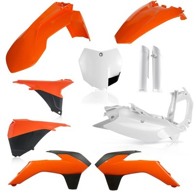 Acerbis Full Plastic Kit Orange 2449585226