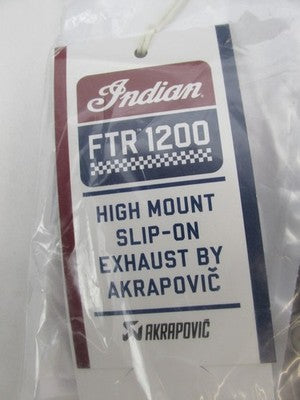 Indian Akrapovic NEW FTR 1200 High Mount Exhaust Slip-On Mufflers 2883