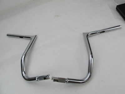 Fat Baggers NOS 905014 EZ Install Pointed Top Handlebars 14", Chrome 0
