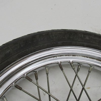 Harley OEM 40-Spoke 19" Dual Disc Front Wheel w/ Dunlop Tire D401F 436