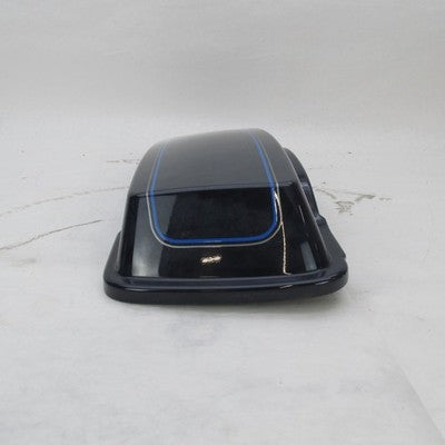 Harley OEM 93-13 Touring Right Saddlebag Lid Dark Blue Pinstripe 90756