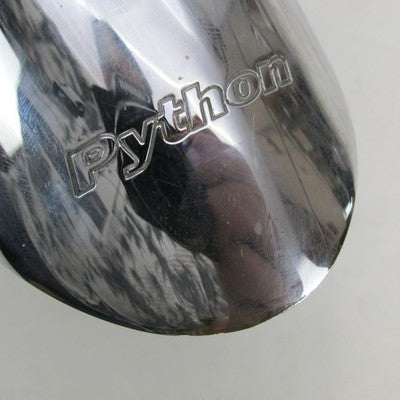 Pair of Python 95-16 Harley Touring Chrome Scallop Slash-Cut Slip-On M