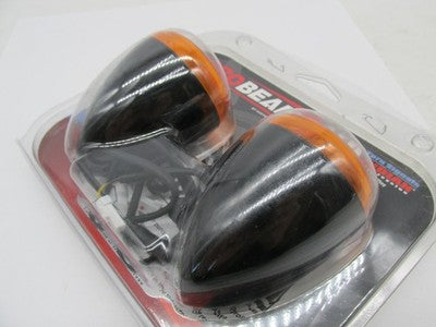 Custom Dynamics Pro Beam LED Indian Black Turn Signal Set PB-IND-RTS-A