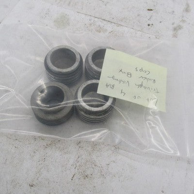 Lot of 4 Vintage Triumph BSA Genuine Rocker Box Caps Fork Tube Caps