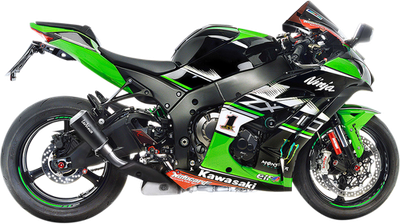 Leo Vince LV-10 Slip-Ons Stainless Steel/Black 15200B