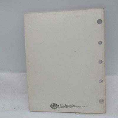 Harley-Davidson Official Factory 1995 Police Models Parts Catalog 9954