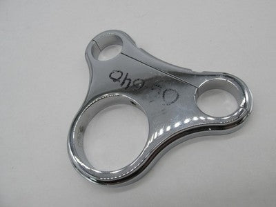Harley Davidson Chrome Mini Gauge Fork Mount 1-7/8" Clamp Used
