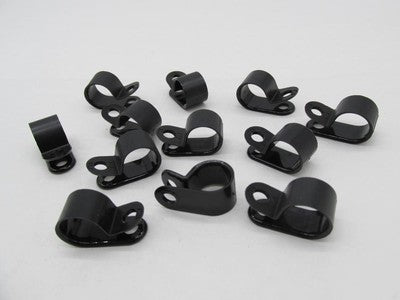 Lot of 12 Harley-Davidson Genuine NOS Black Cable Clamps 38717-91