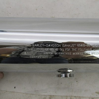Harley Davidson OEM Stock Chrome Muffler Softail Excellent Condition 6