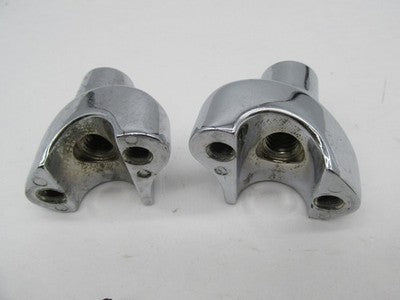 Set of Harley-Davidson Genuine Chrome Handlebar Risers 1-7/8" Tall
