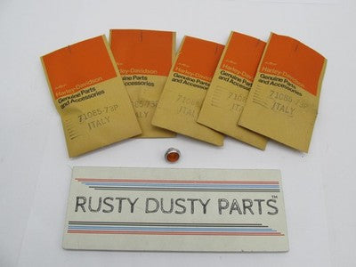 Lot of 5 Harley Genuine NOS Aermacchi Turn Signal Indicator Lenses 710