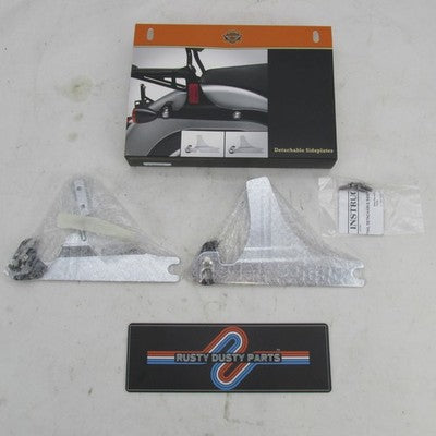 Harley Davidson Genuine NOS NIB Detachable Side Plates Chrome 53810-00