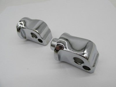 Kuryakyn NOS Harley Softail Chrome Splined Passenger Footpeg Adapters