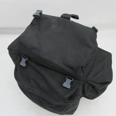 Road Ready Harley Sissybar Backrest Black Canvas Backpack Bag 17"x17"x