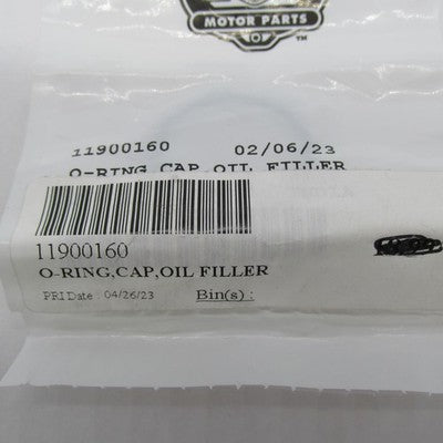 Lot of 2 Harley-Davidson OEM NOS Oil Filler Cap O-Rings 11900160