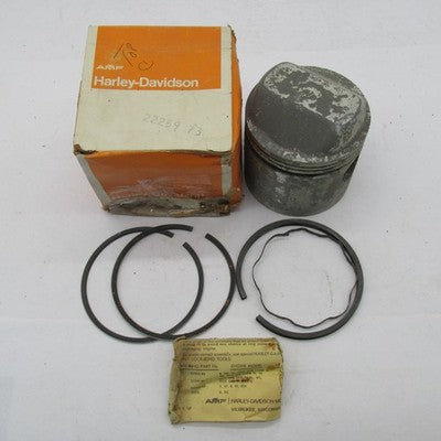 AMF Harley-Davidson OEM NOS Sportster Ironhead Piston Ring Assembly 22