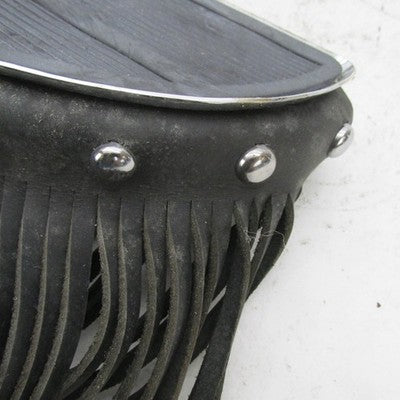 Harley OEM Half-Moon Bullseye Rider Floorboards w/ Studded Fringe 5059
