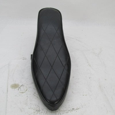 Vtg Selle Giuliari OEM Black Diamond Stitch Chopper Seat Made In Italy