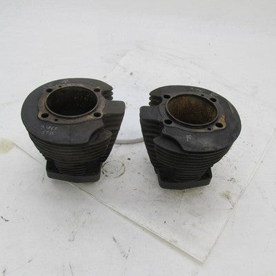 Pair of Harley OEM Front + Rear Cylinder Jugs 1000cc Ironhead 16561-72