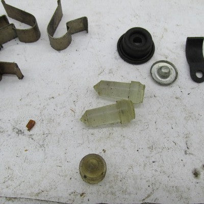 Large Mixed Lot of Vintage Brake Caliper Hardware and Reservoir Cylind
