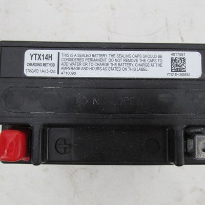 Polaris OEM NOS 12V 12.6AH 240CCA Indian YTX14H AGM Battery 4017581