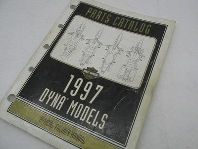 Harley-Davidson Official Factory 1997 Dyna Models Parts Catalog 99439-