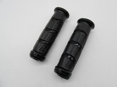 Kuryakyn NOS Indian Scout Kinetic Handlebar Grips Gloss Black 6368